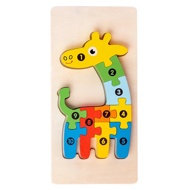 Little Explorer 3D Wooden Jigsaw Puzzle