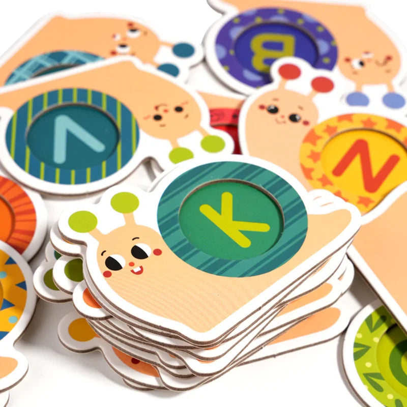 Snail Letter Cognition Spelling Match Set