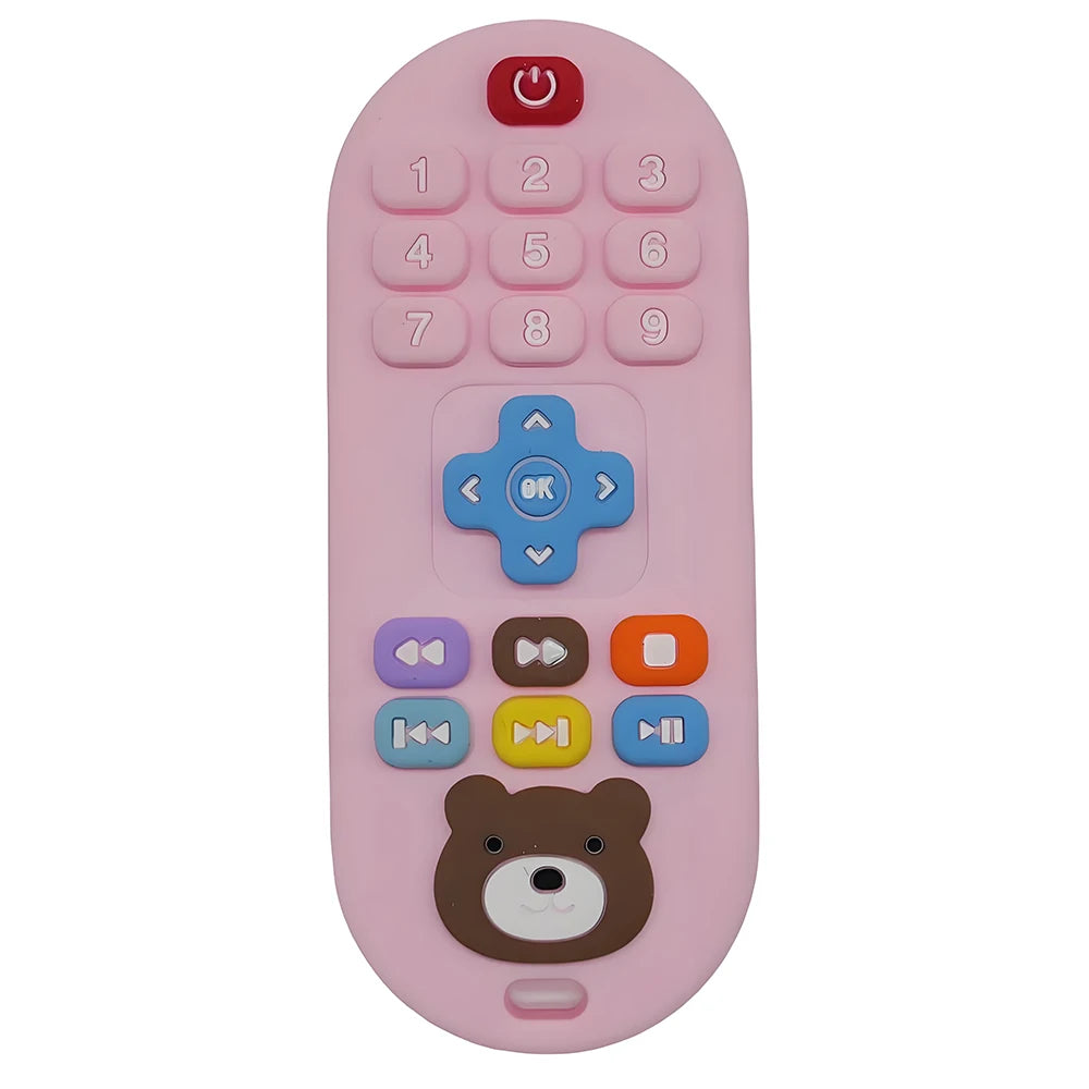 Little Biter Simulation Remote Silicone Teether