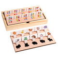 Match Wooden Pattern Shape Puzzle Game Box