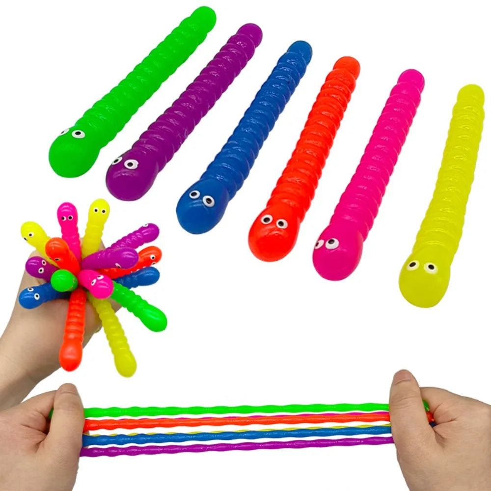 Little Crawlers Mini Colorful Soft Caterpillar Classroom Prize Set