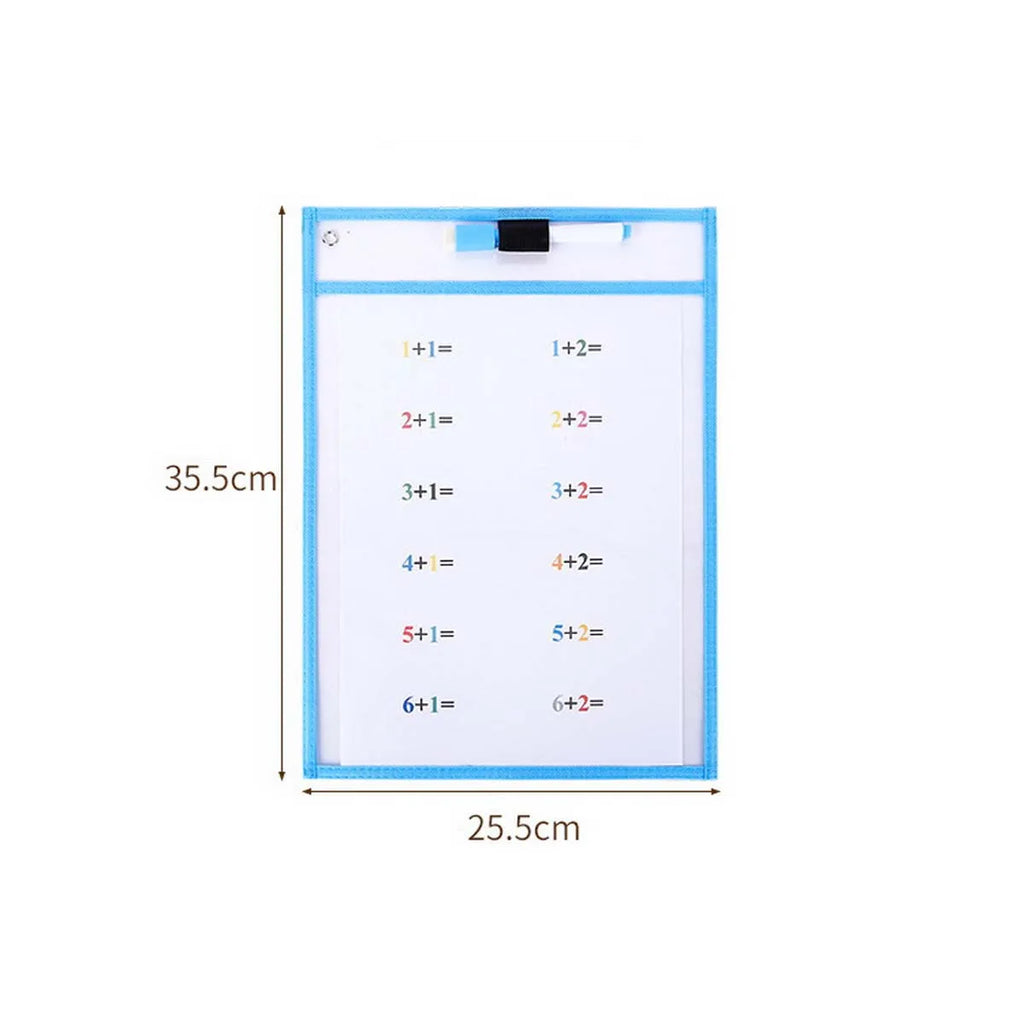 Wipeable Writing Practice File Bag Collection