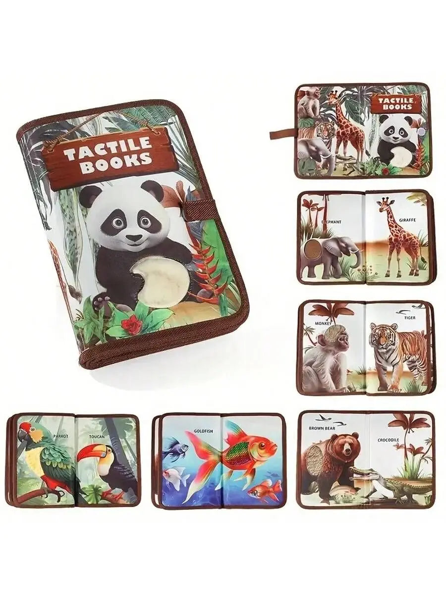 Wonder Touch Cartoon Animal Sensory Touch Book