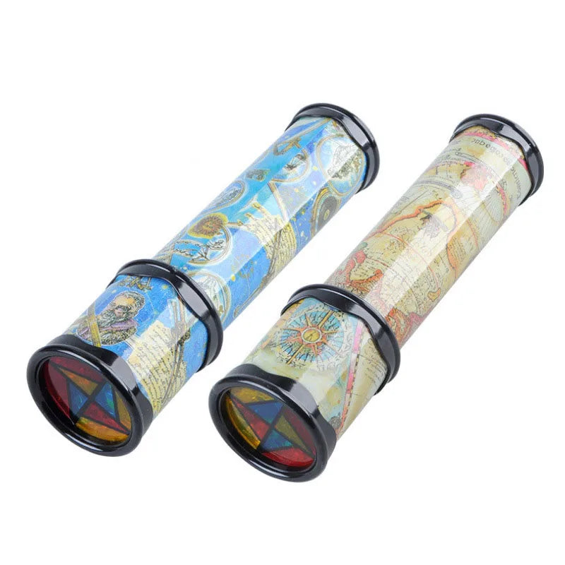 Magic Rotating Adjustable Kaleidoscope Color World Toy