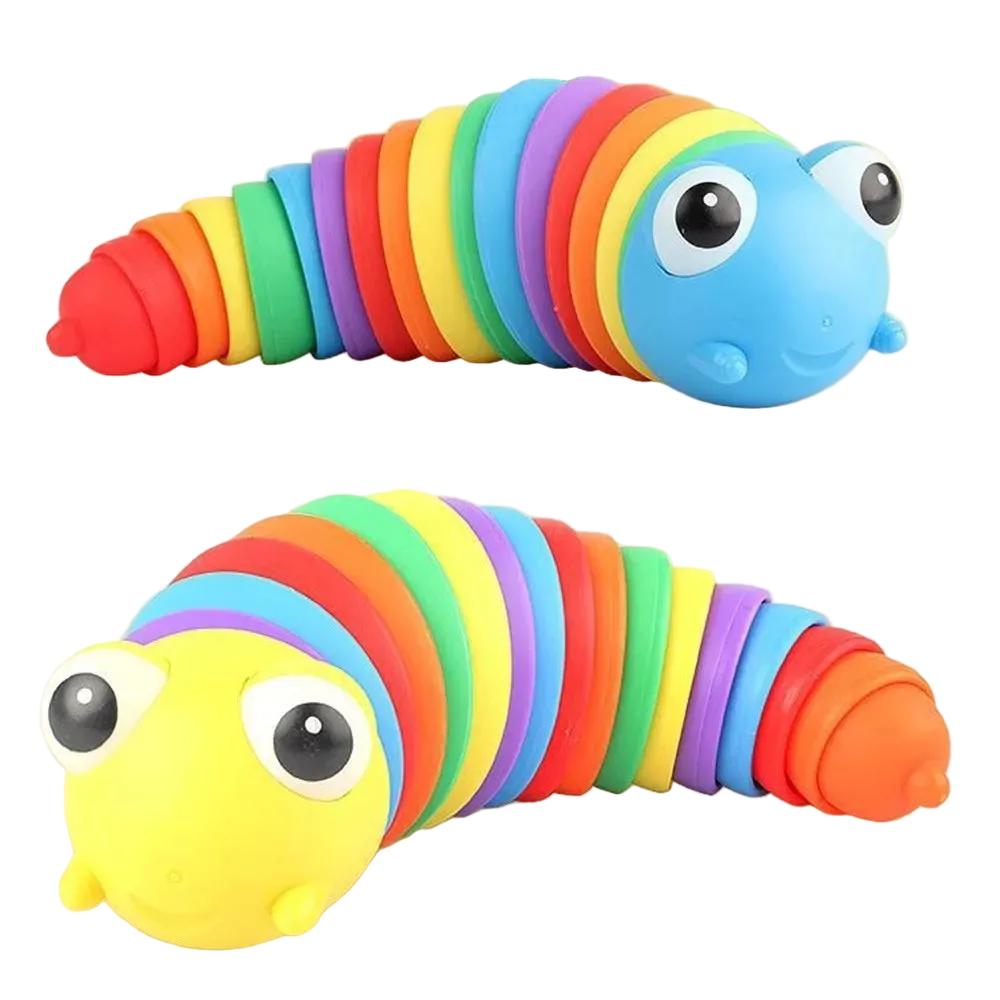 Wonder Wiggle Rainbow Sensory Slug Fidget Toy