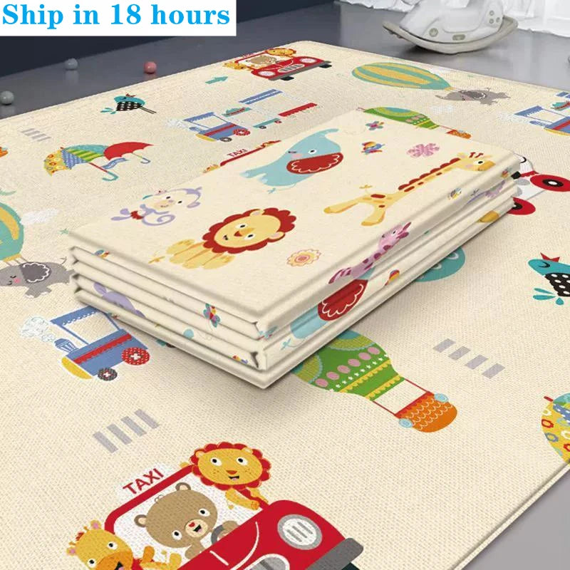 Wonder Crawl Foldable Baby Play Mat, Non-Toxic Activity Rug