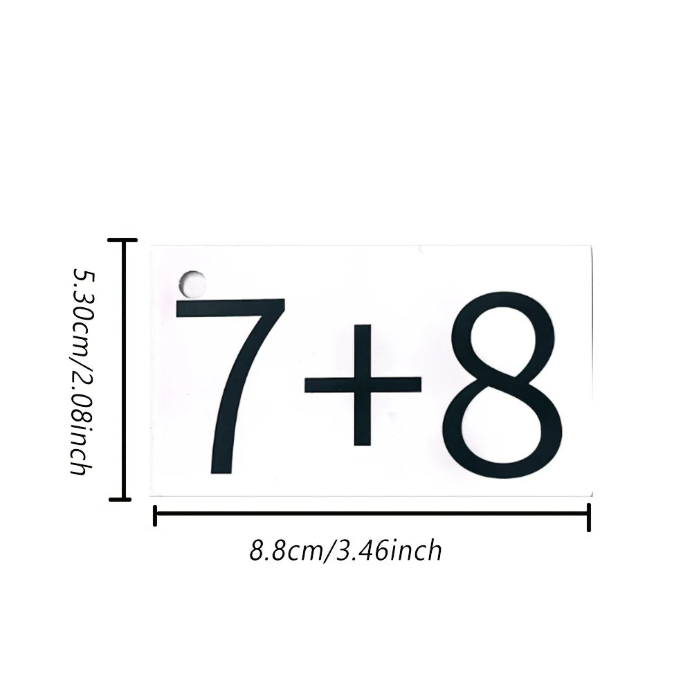 Count Mental Arithmetic Addition & Subtraction Card Set