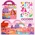 Portable DIY Multi Theme Sticker Play Book