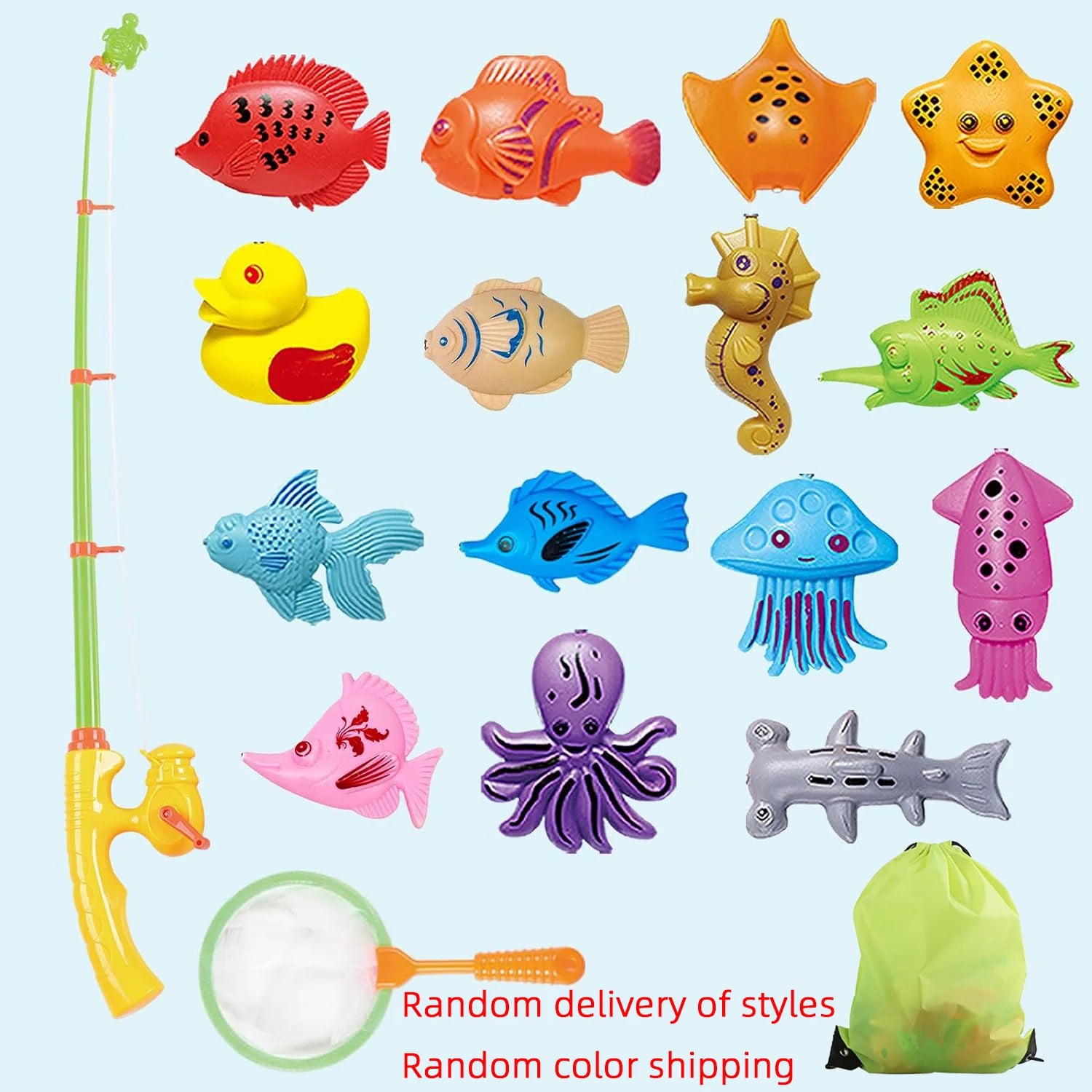 Floating Fish Fine Motor Fishing Toy