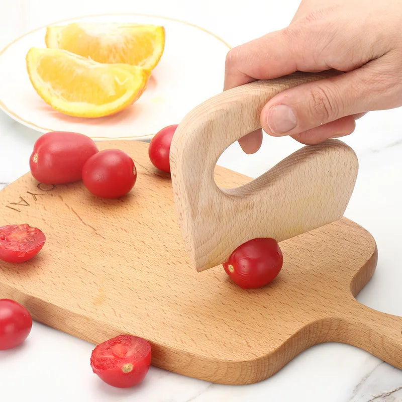 Wooden Montessori Kitchen Cutting Toy