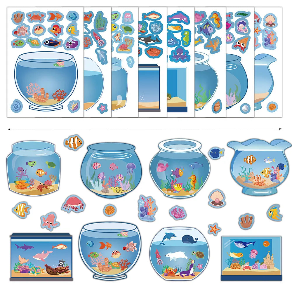 Wonder Tank DIY Fish Tank Puzzle Sticker Set