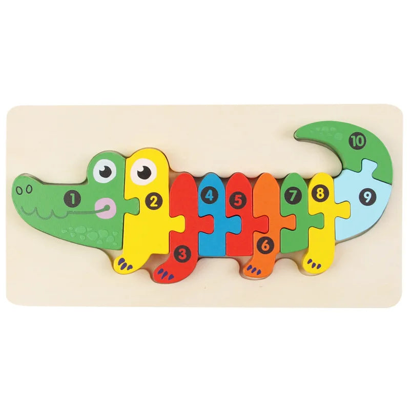 Little Explorer 3D Wooden Jigsaw Puzzle
