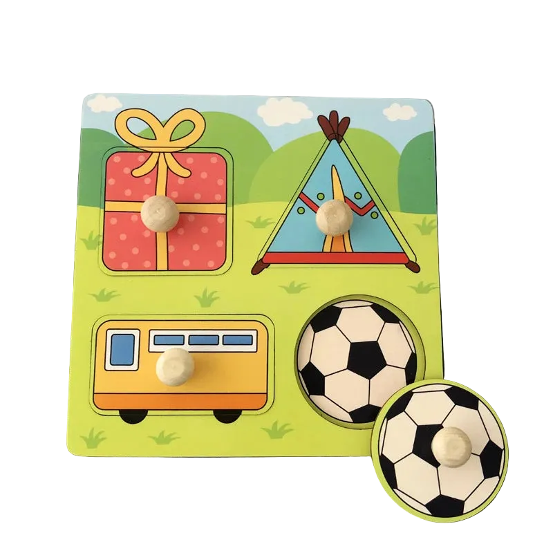 Early Learning Wooden Matching Puzzle Set