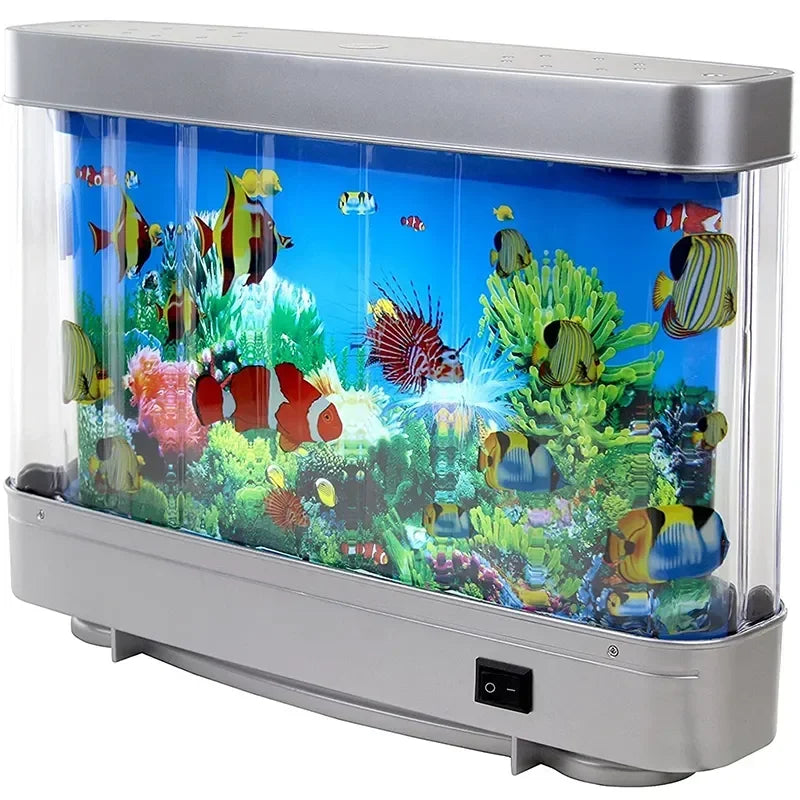 Ocean in Motion Tropical Fish Tank Calming Night Light
