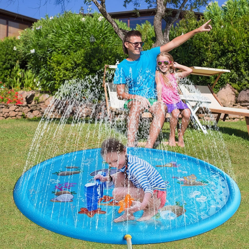 Run & Splash Outdoor Inflatable Water Sprinkler Mat