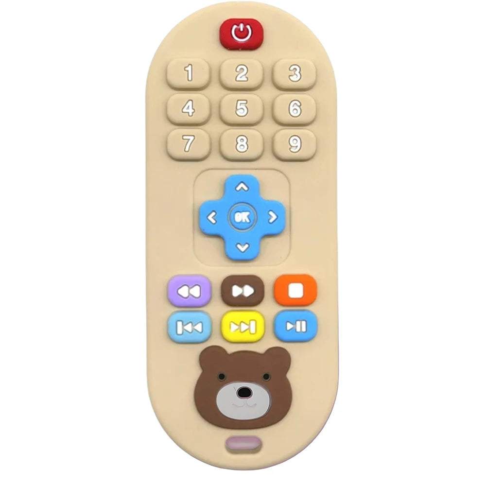 Little Biter Simulation Remote Silicone Teether