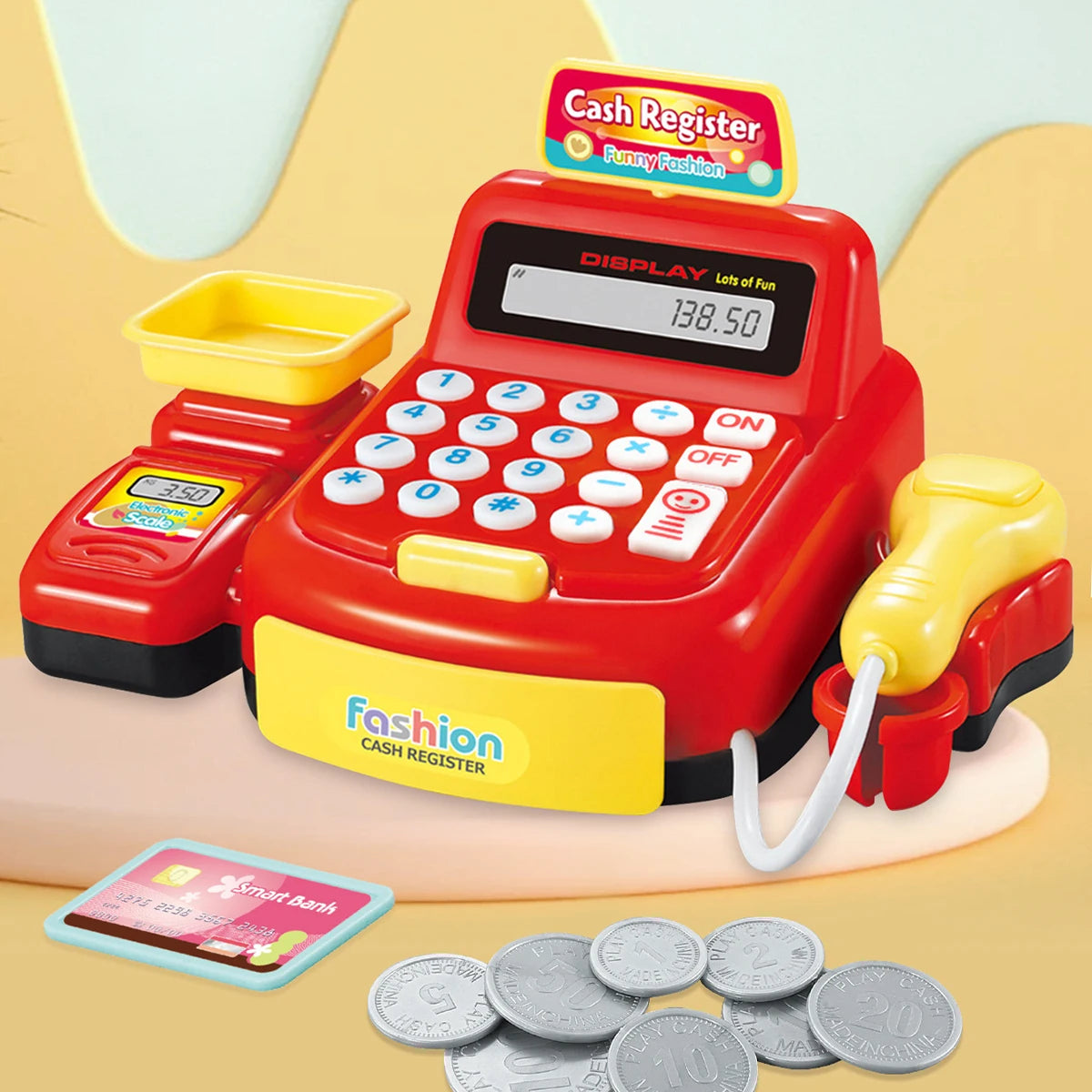 Scan & Pay Supermarket Cash Register Pretend Play Toy