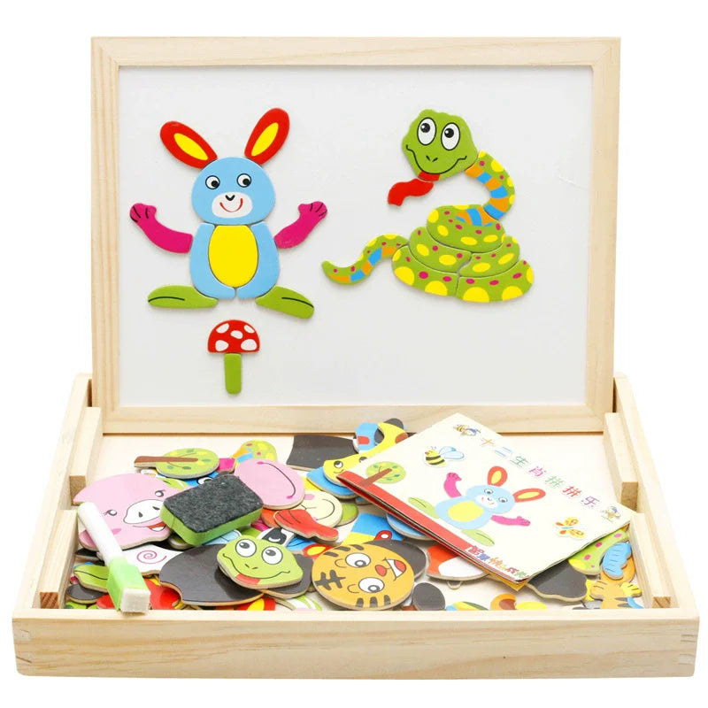Magnetic Write & Play Animal Board