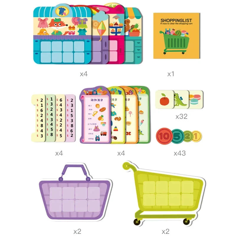 Wonder Shop Shopping List Jigsaw Parent-Child Thinking Game