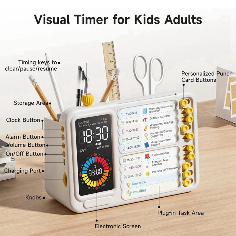 Time & Plan Visual Timer Schedule Board Set