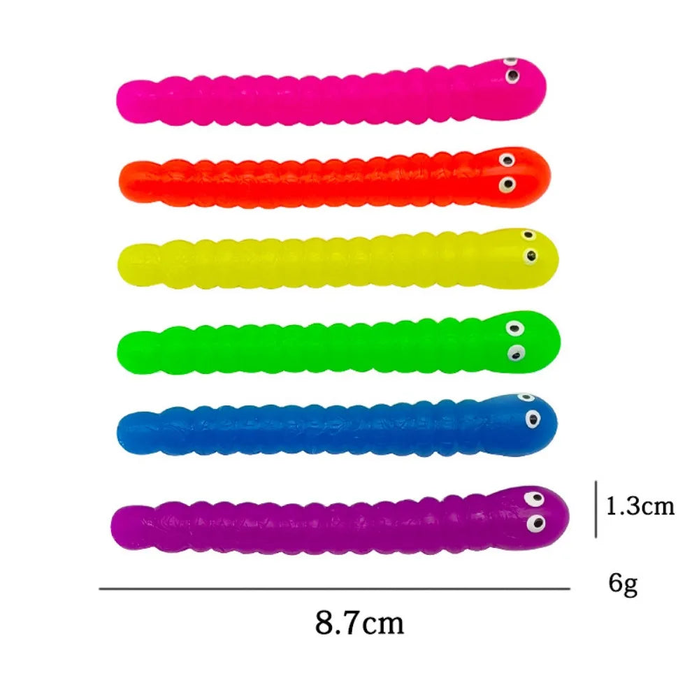 Little Crawlers Mini Colorful Soft Caterpillar Classroom Prize Set