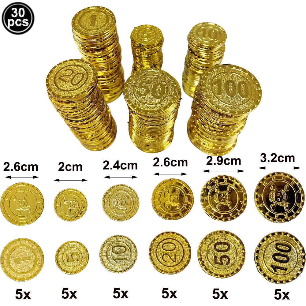 Pirate Treasure Chest Reinforcer Prize Box Set