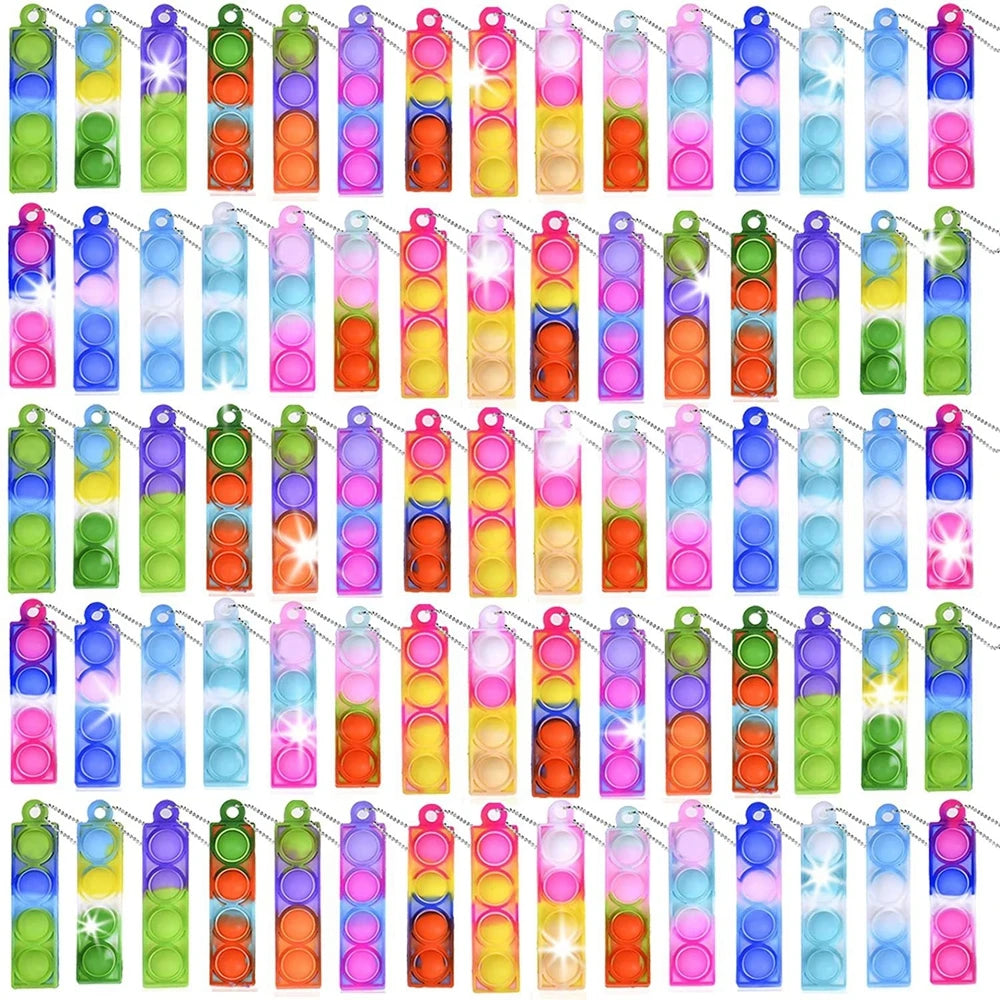 Mini Pop Bubble Keychain Sensory Classroom Prize Pack